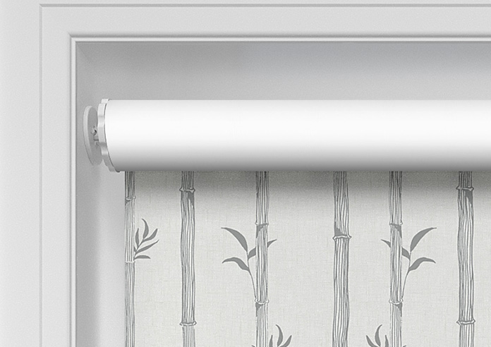 Bamboo Stripe, Smoke Grey - Twist&Fit Roller Blind - Image 10